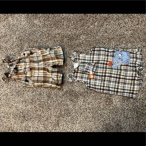 Gently used. 18 months. Brands vary. Osh kosh is included.